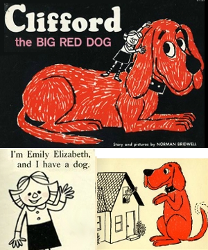 NY生まれのワンちゃんの人気絵本キャラクター Clifford the Big Red Dog_b0007805_22585915.jpg