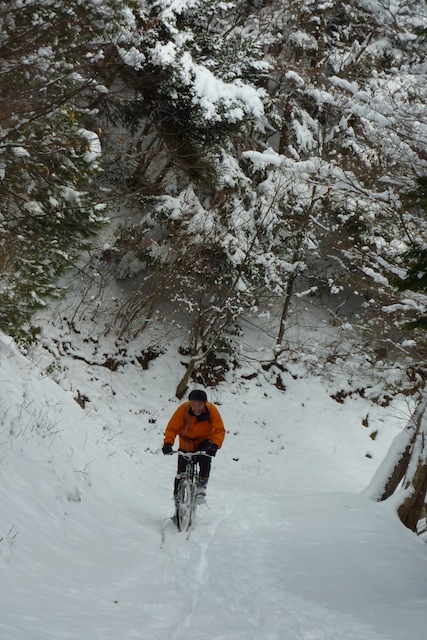 新春、北山雪遊び_c0107075_2143768.jpg