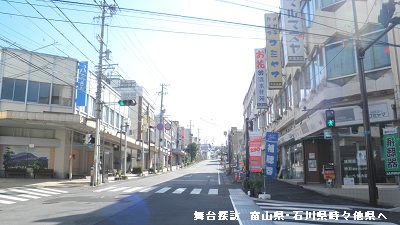「あの夏で待ってる」の舞台の変化02 小諸市相生町2・3丁目交差点、青果店前 _e0304702_14292152.jpg