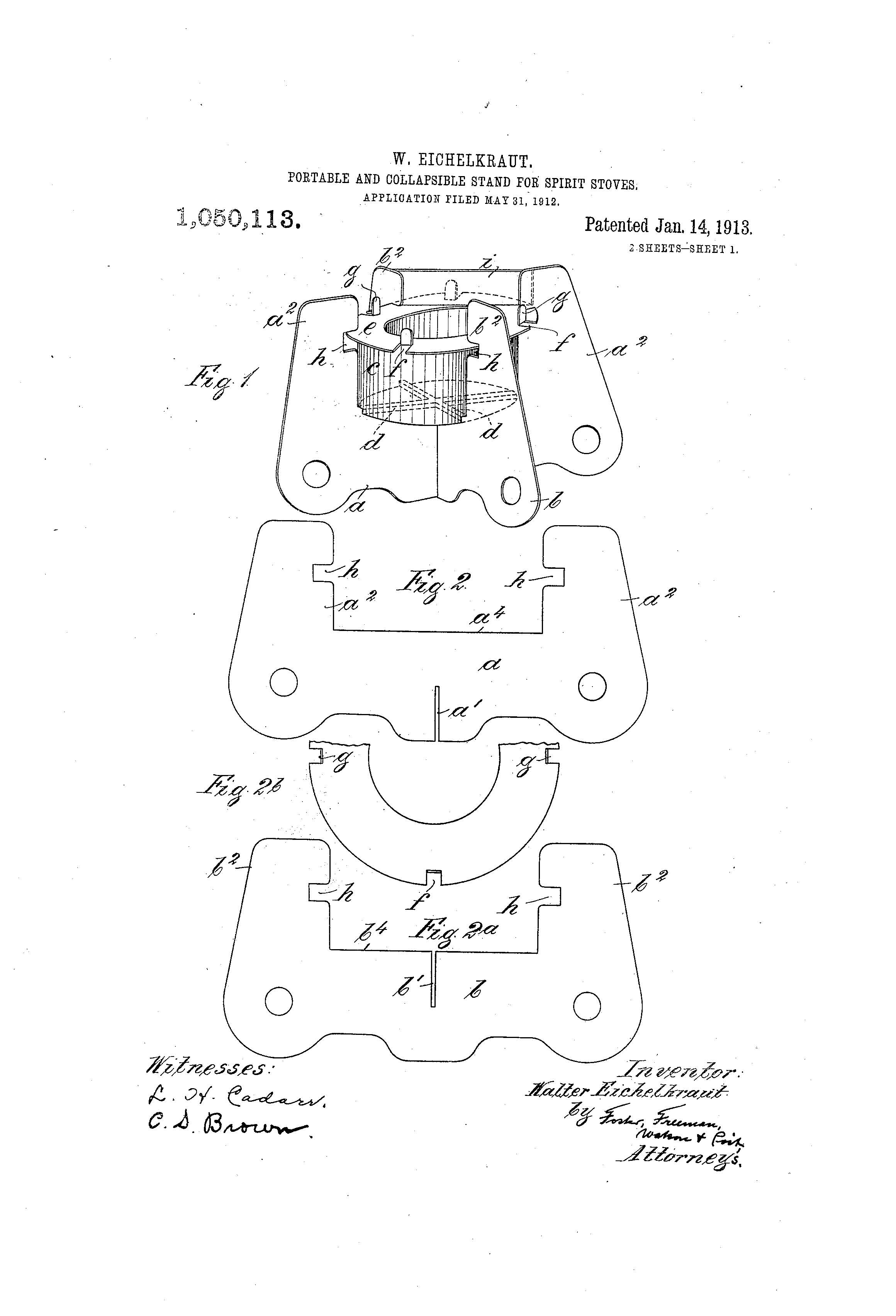 PORTBLE AND COLLAPSIBLE STAND FOR SPIRIT STOVES._f0113727_1127346.jpg
