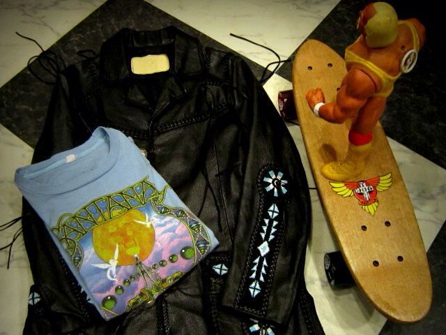 「 70\'S CRAFT LEATHER JACKET & BAND TEE & DOGTOWN 」_c0078333_1152054.jpg