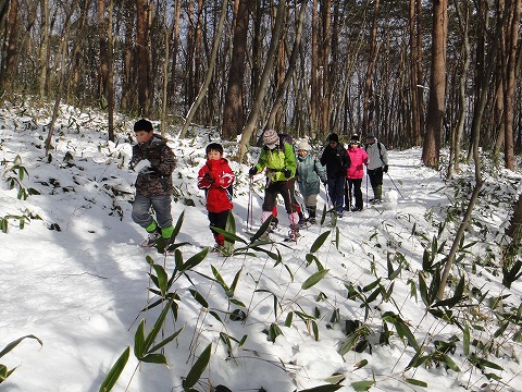 2013.1.6雪上トレッキング_b0189727_15155539.jpg