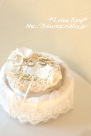 weddingリングピロー*_a0169912_13185845.jpg
