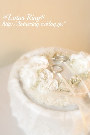 weddingリングピロー*_a0169912_13194225.jpg