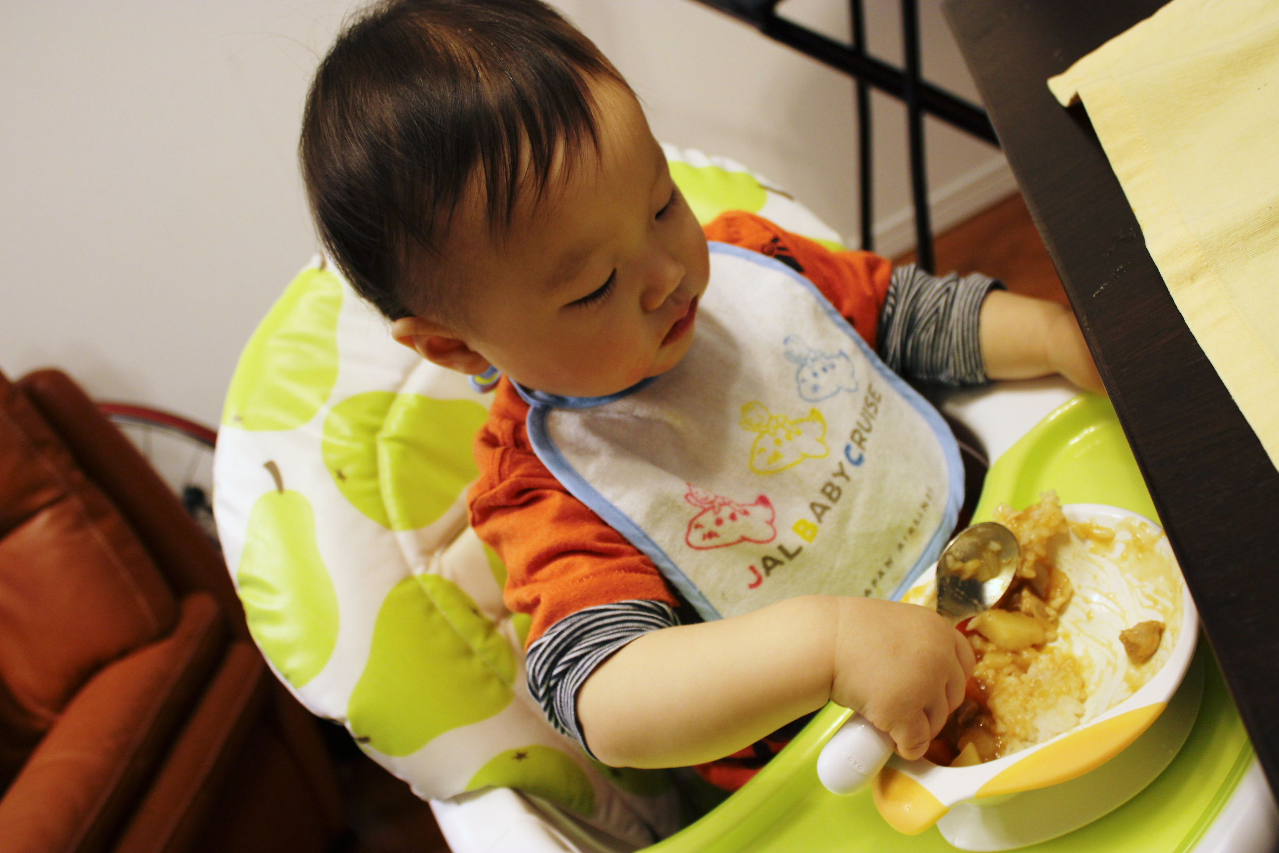 １歳完了期　カレーデビュー♪と最近の離乳食。_e0254044_239832.jpg