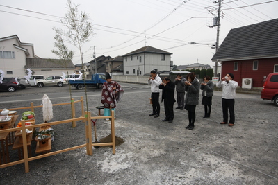 O川様　地鎮祭おめでとうございました。_a0084859_14163363.jpg