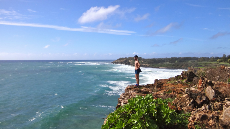 2013/01/08 Kauai island Trail Trip Day.2 Maha Ulepu Coast Trail _b0220886_1441769.jpg