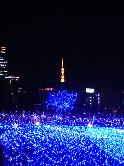 東京ミッドタウンのライトアップ_a0263109_1212533.jpg