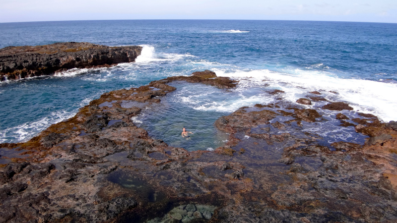 2013/01/10 Kauai island Trail Trip Day.4 Secret Beach Trail-Queen\'s Bath _b0220886_1412232.jpg