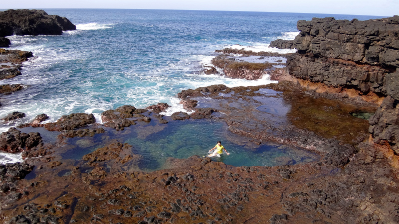 2013/01/10 Kauai island Trail Trip Day.4 Secret Beach Trail-Queen\'s Bath _b0220886_14194320.jpg