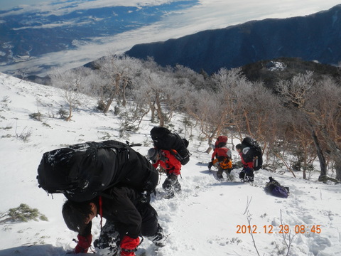 2012冬合宿 番外編 ワンダーランド鳳凰三山_d0237801_12322776.jpg
