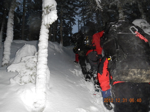 2012冬合宿 番外編 ワンダーランド鳳凰三山_d0237801_12383950.jpg