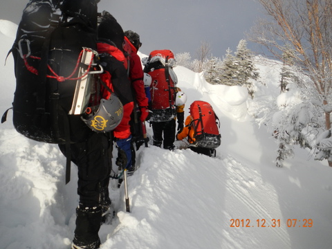 2012冬合宿 番外編 ワンダーランド鳳凰三山_d0237801_12385623.jpg