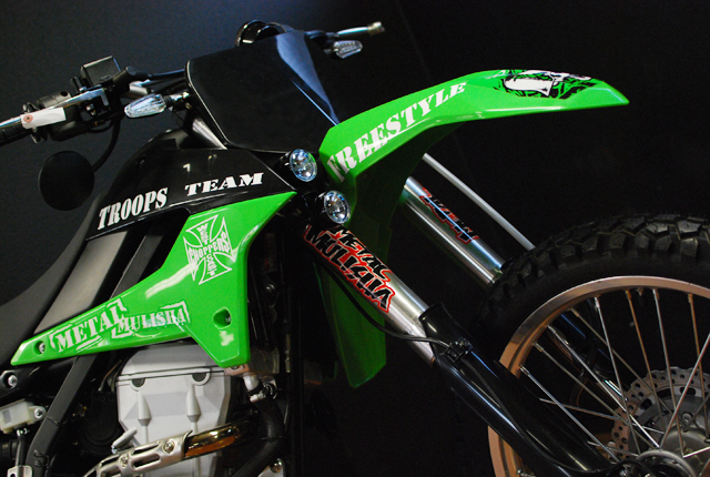 Metal Mulisha 2nd(メタルマリーシャセカンド） KLX250×ライム
