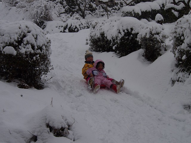 子供は雪の子♪_a0280635_1454232.jpg