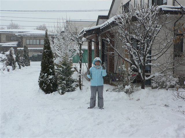 東京でも雪が降ったそうな_d0028665_17481100.jpg