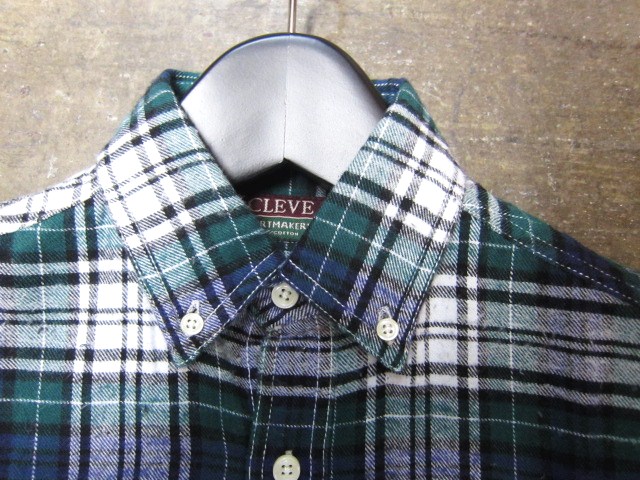 CLEVE ・・・ CHECK FLANNEL B/D SHIRTS 入荷です~★☆★_d0152280_1804747.jpg