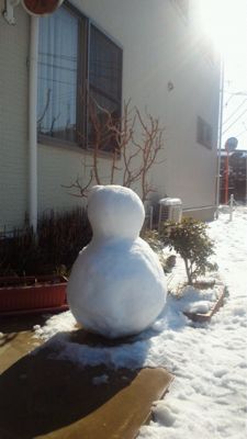雪だるま(^^)＊_e0302764_206117.jpg