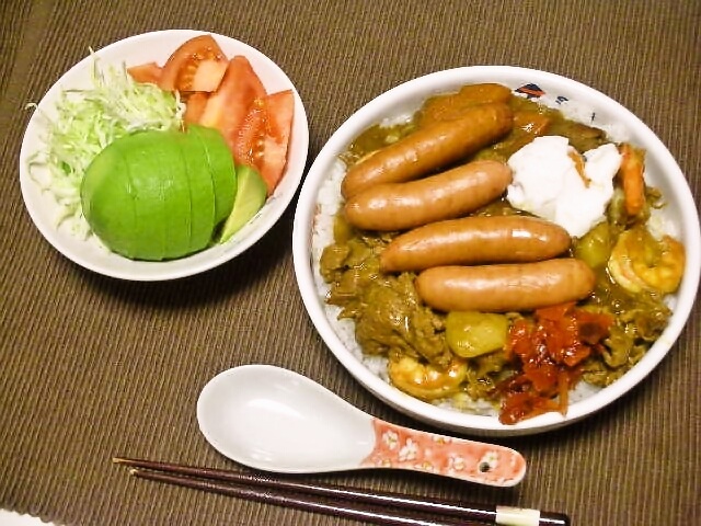 ウインナーカレーライス_a0149329_1755822.jpg