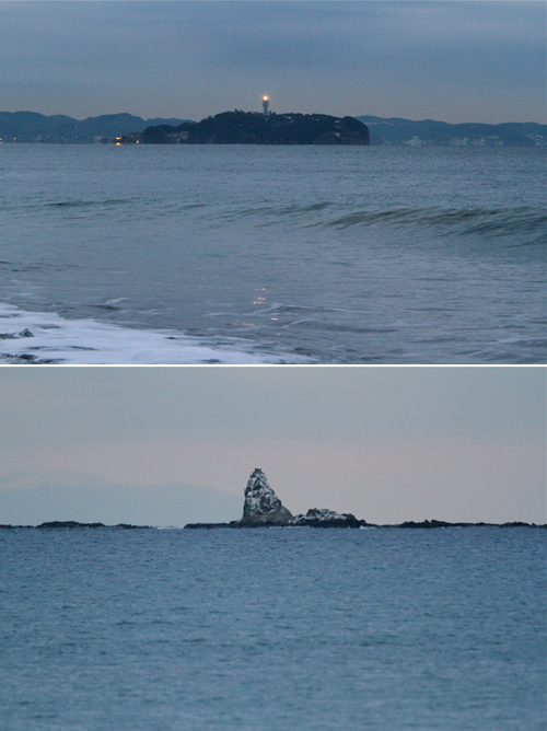 2013/01/16 (WED) 昨日の波がなくなり静かな海辺です。_a0157069_7561114.jpg