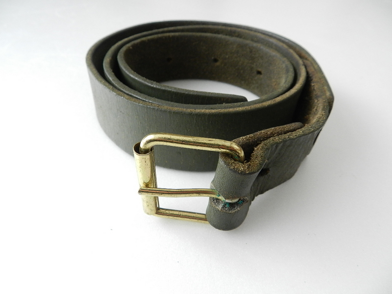 French army green slim belt_f0226051_12411422.jpg