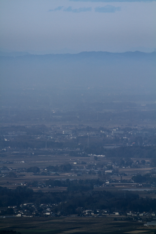 八木岡の白煙遠望 - 2013年新春・真岡 - _b0190710_6495547.jpg