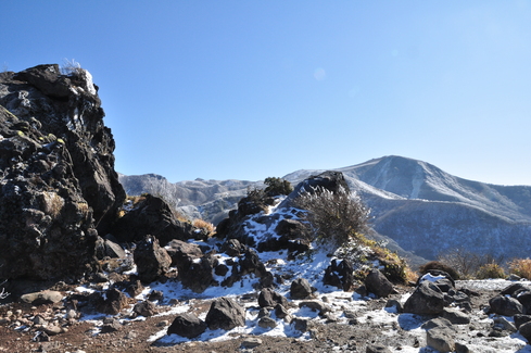 ２０１３年１月　初のくじゅう雪山&法華院１泊登山♪　１日目前半　～久住別れまで ～_e0314407_1945358.jpg