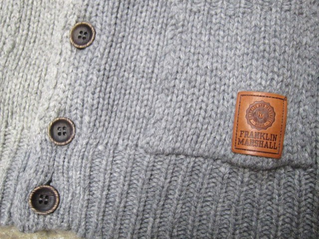 FRANKLIN MARSHALL ・・・ Light KNIT カウチンJACKET!★!_d0152280_20424421.jpg