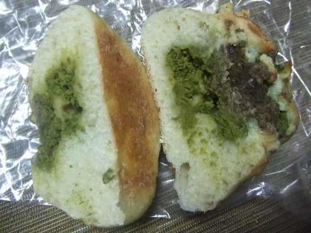 カリンベーグル お抹茶お麩・ホワイトチョコ_f0076001_0421844.jpg