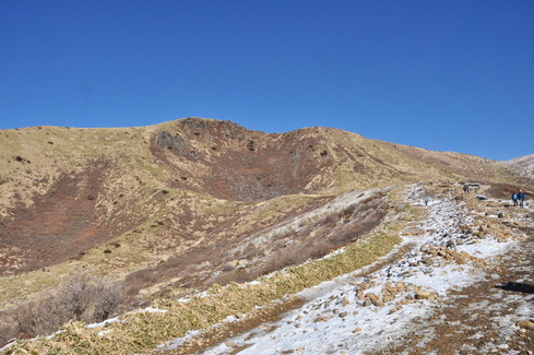 ２０１３年１月　初のくじゅう雪山&法華院１泊登山♪　１日目前半　～久住別れまで ～_e0314407_19403582.jpg