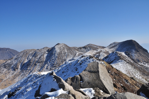 ２０１３年１月　初のくじゅう雪山&法華院１泊登山♪　１日目前半　～久住別れまで ～_e0314407_19584211.jpg