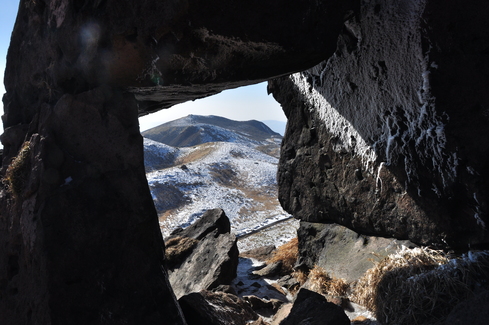 ２０１３年１月　初のくじゅう雪山&法華院１泊登山♪　１日目前半　～久住別れまで ～_e0314407_19594822.jpg