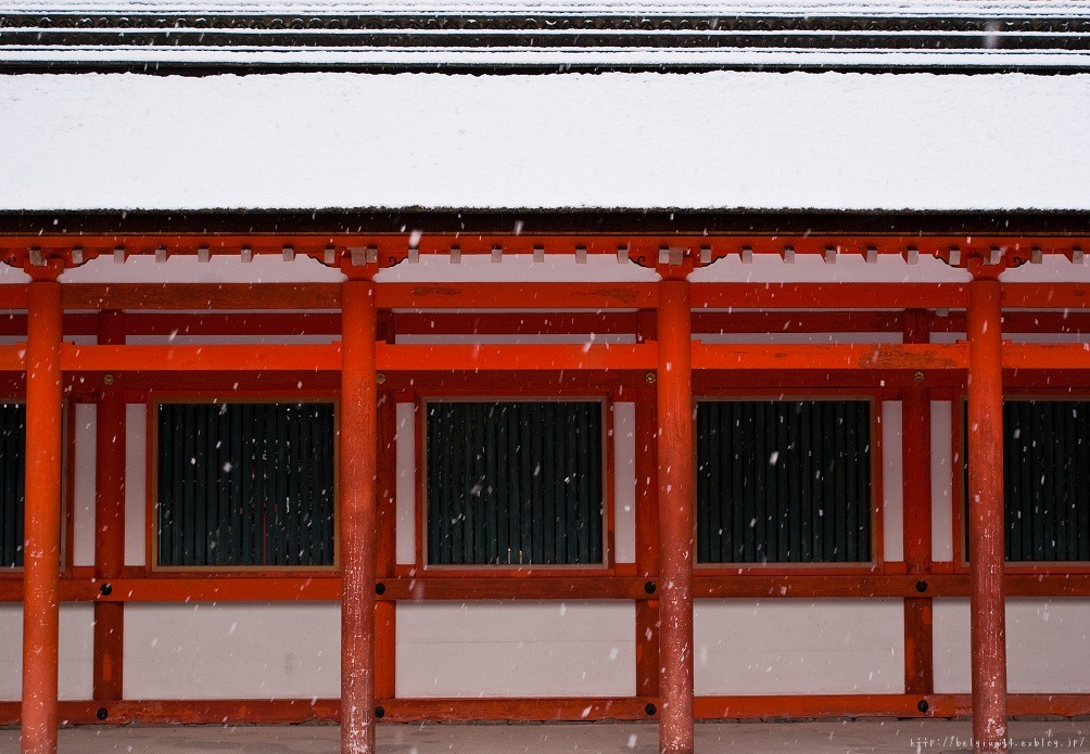 糺の森＆下鴨神社～雪景色_f0102363_1513634.jpg