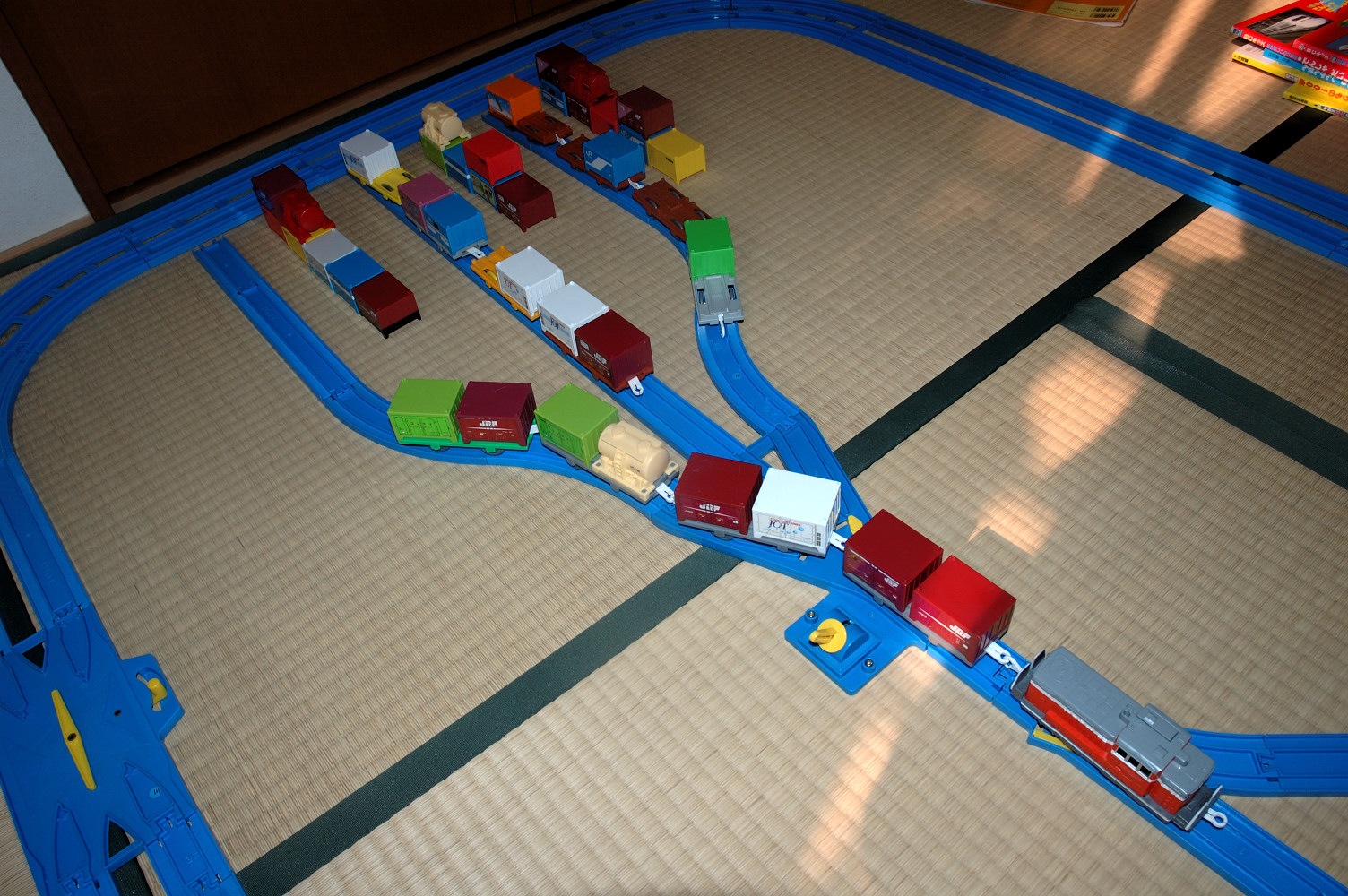 プラレール【貨物ターミナル駅 2個】ステーション 貨物