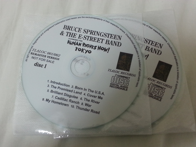 BRUCE SPRINGSTEEN & THE E-STREET BAND / HUMAN RIGHTS NOW IN TOKYO_b0042308_23521146.jpg