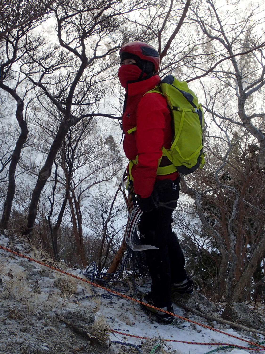 御在所 アルファ・ルンゼ(1月20日)_d0169937_18534353.jpg