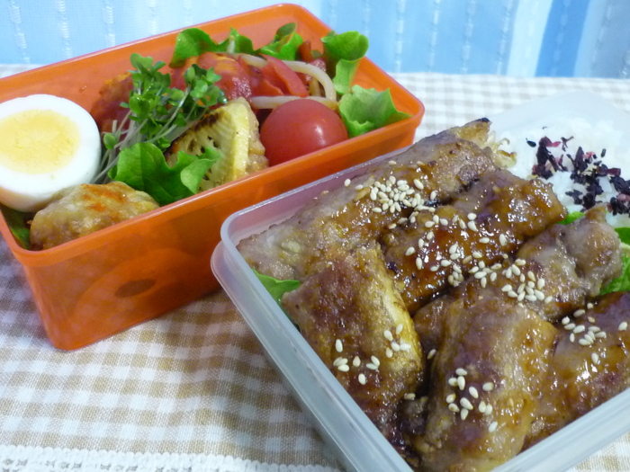 もやしの肉巻きお弁当＾＾_f0198186_9222657.jpg