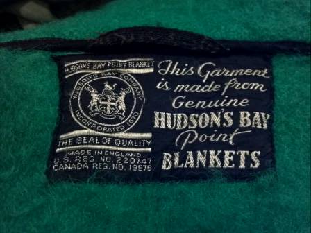 1940\'s HUDSON’S BAY Point Blankets Coat_e0186280_1923611.jpg