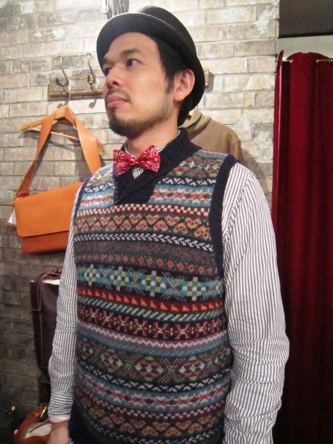 ヴィンテージバンダナを使用した「BOW-TIE (ボウタイ)」_f0191324_9315267.jpg