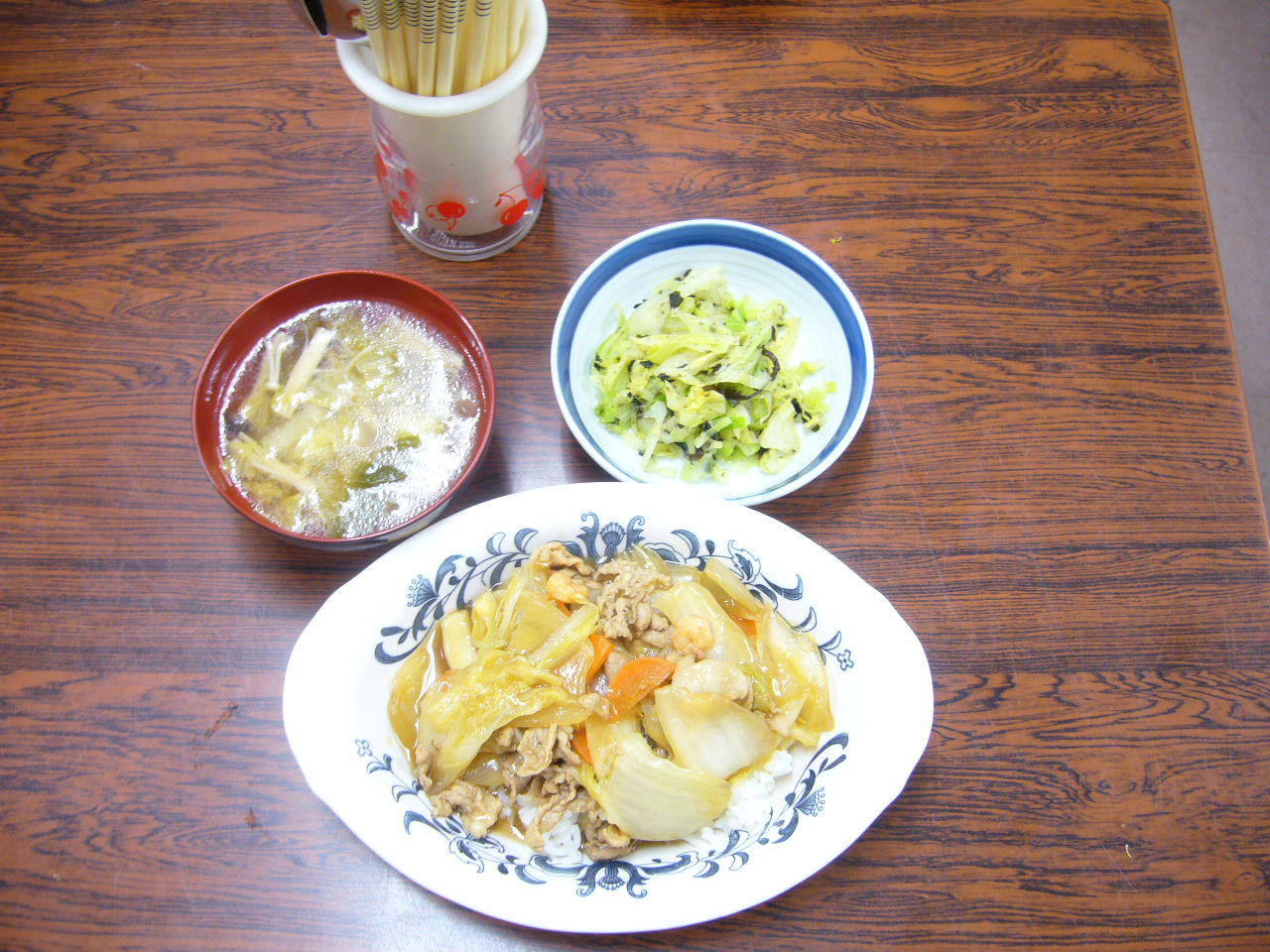 昼食会~中華丼編~_e0175651_1365441.jpg