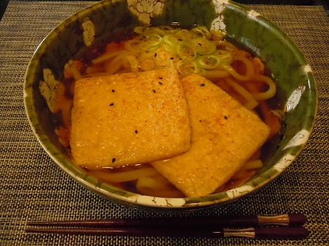 きつねうどん♪_e0255187_19491293.jpg