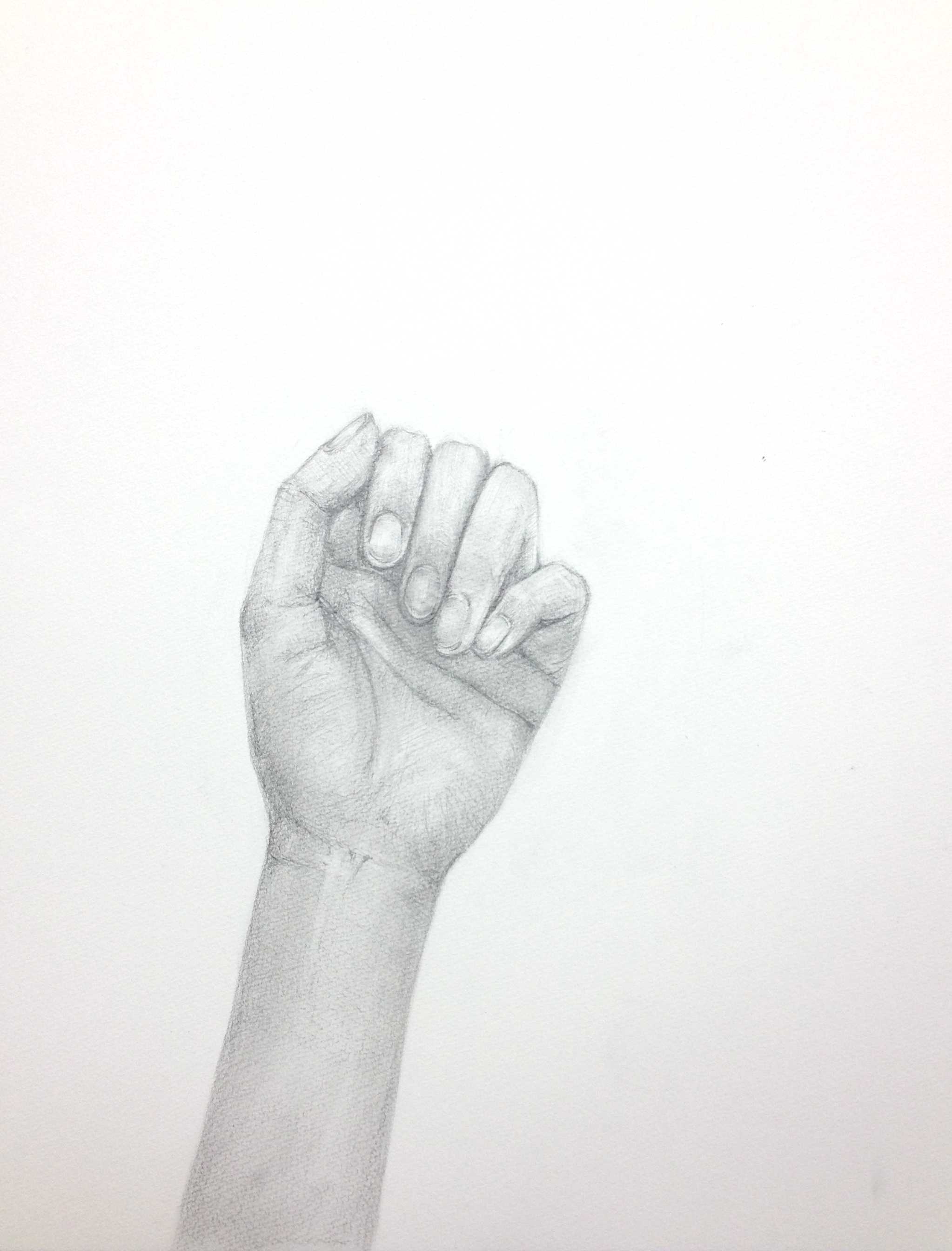 手と初めての色鉛筆画 Atelierkaoriogawaー小川香織絵画教室ー
