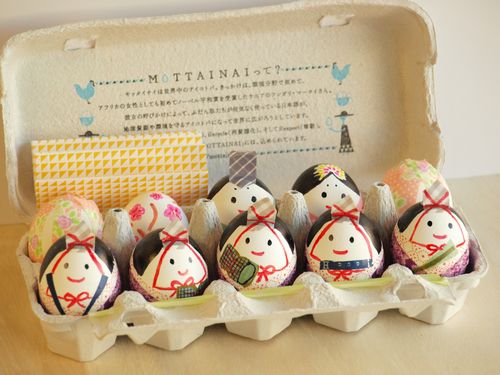 MOTTAINAIたまごで・・・ひな人形!!!_e0105047_13202291.jpg