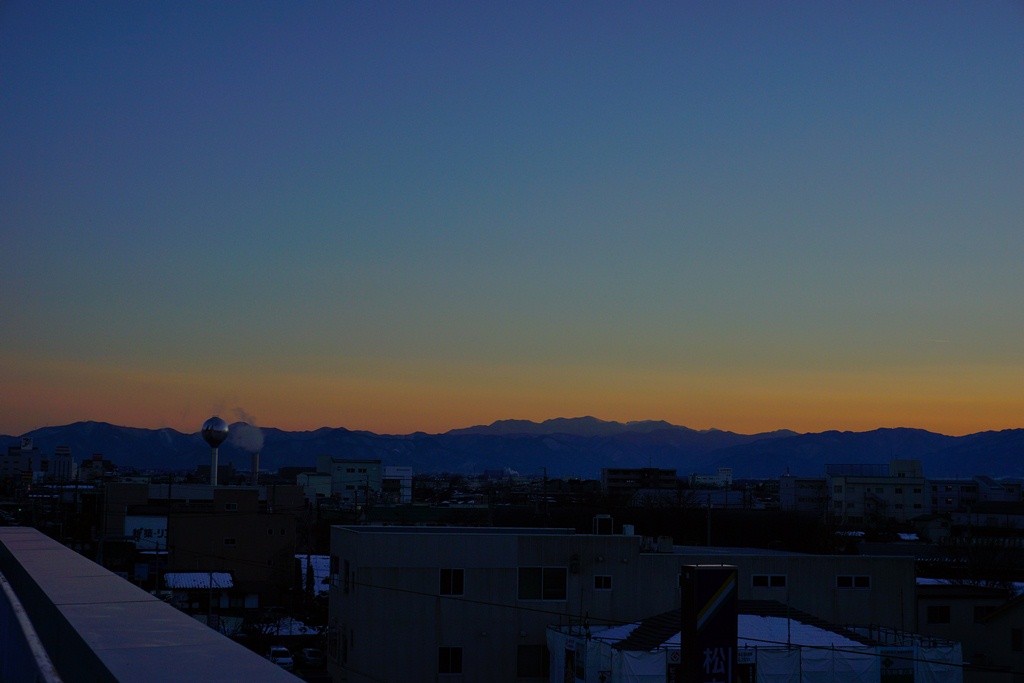 today\'s sunset １月２９日_e0223456_22103156.jpg