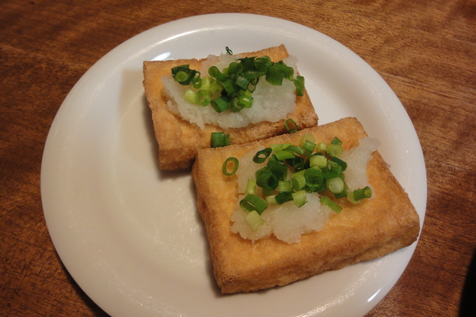 低カロリー晩ご飯、今夜は鶏胸肉の簡単和えもの・絹揚げのエレベーでお利口ご飯（笑）_e0221199_21544549.jpg