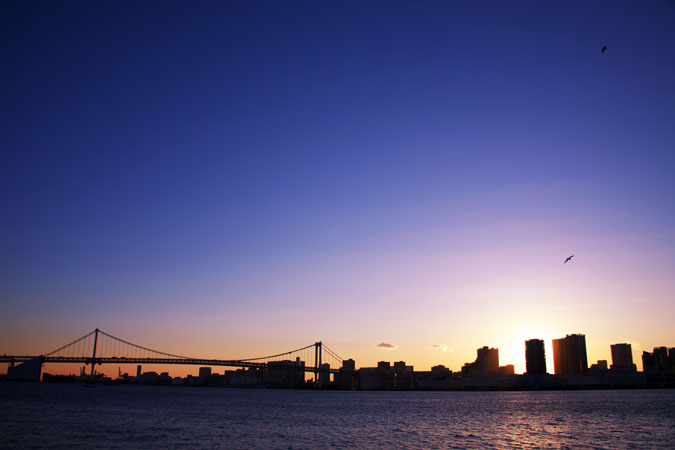 東京港　晴海埠頭の夕景1_a0263109_13341536.jpg