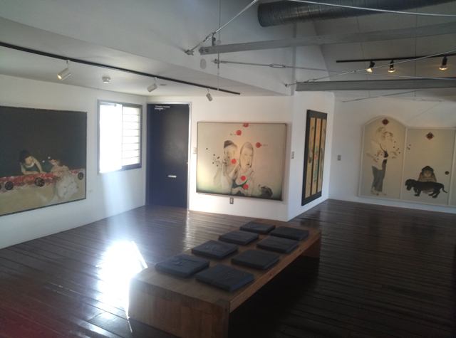 信濃デッサン館 槐多庵での松村光秀を偲ぶ展_a0071956_18392227.jpg