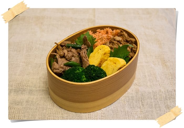 1/30(水)2色ご飯に豚肉炒め_f0243568_19345944.jpg