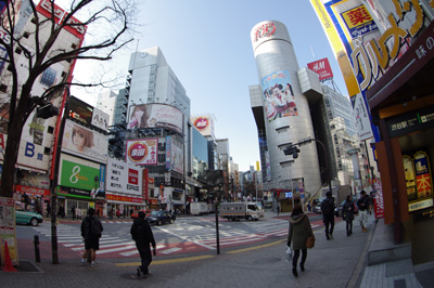 1月30日(水)今日の109前交差点_b0056983_1135535.jpg