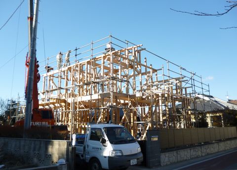 「桜川市の家」上棟!_a0059217_17211531.jpg